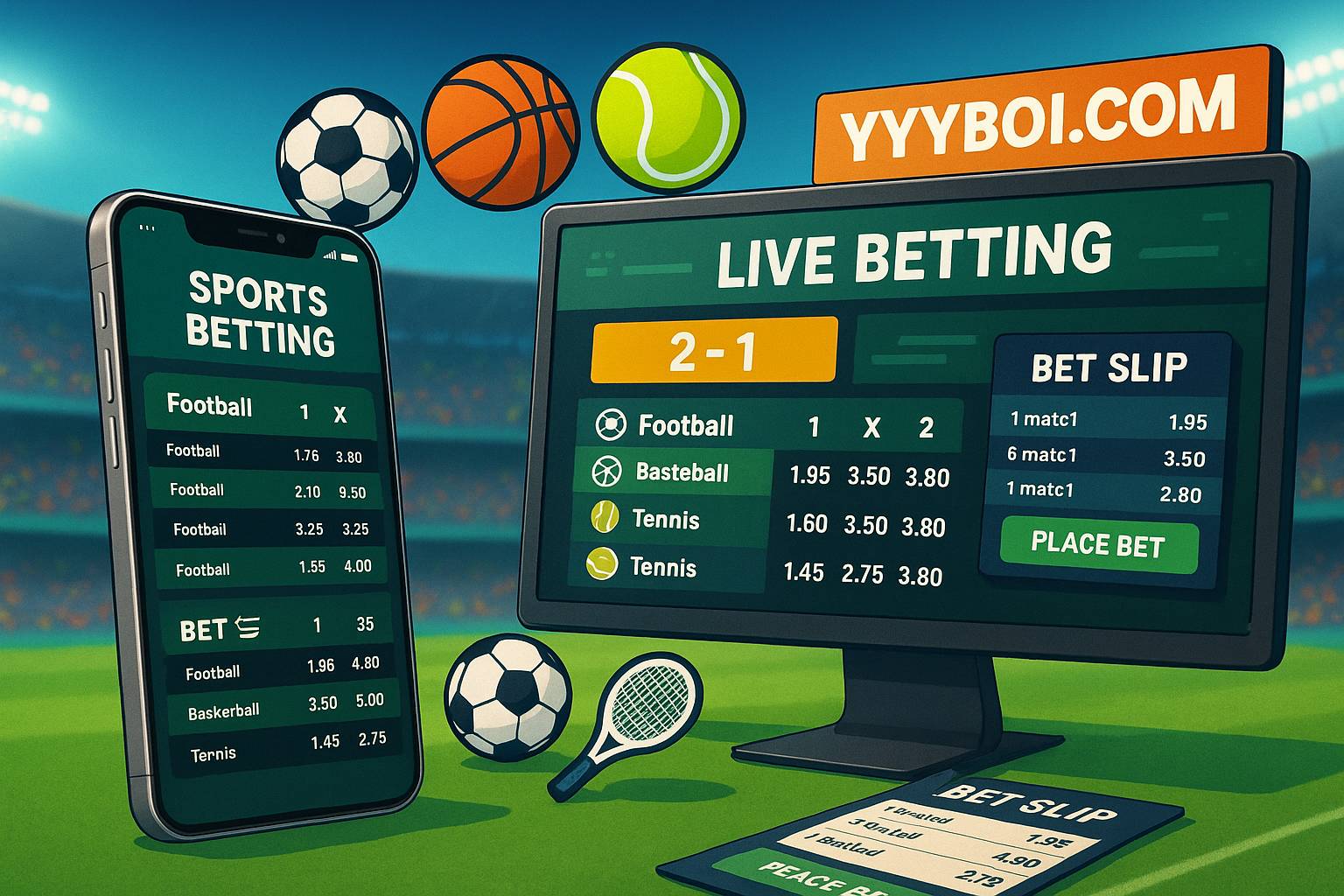 Aposte em apostas esportivas no cassino online YYYBOI.COM