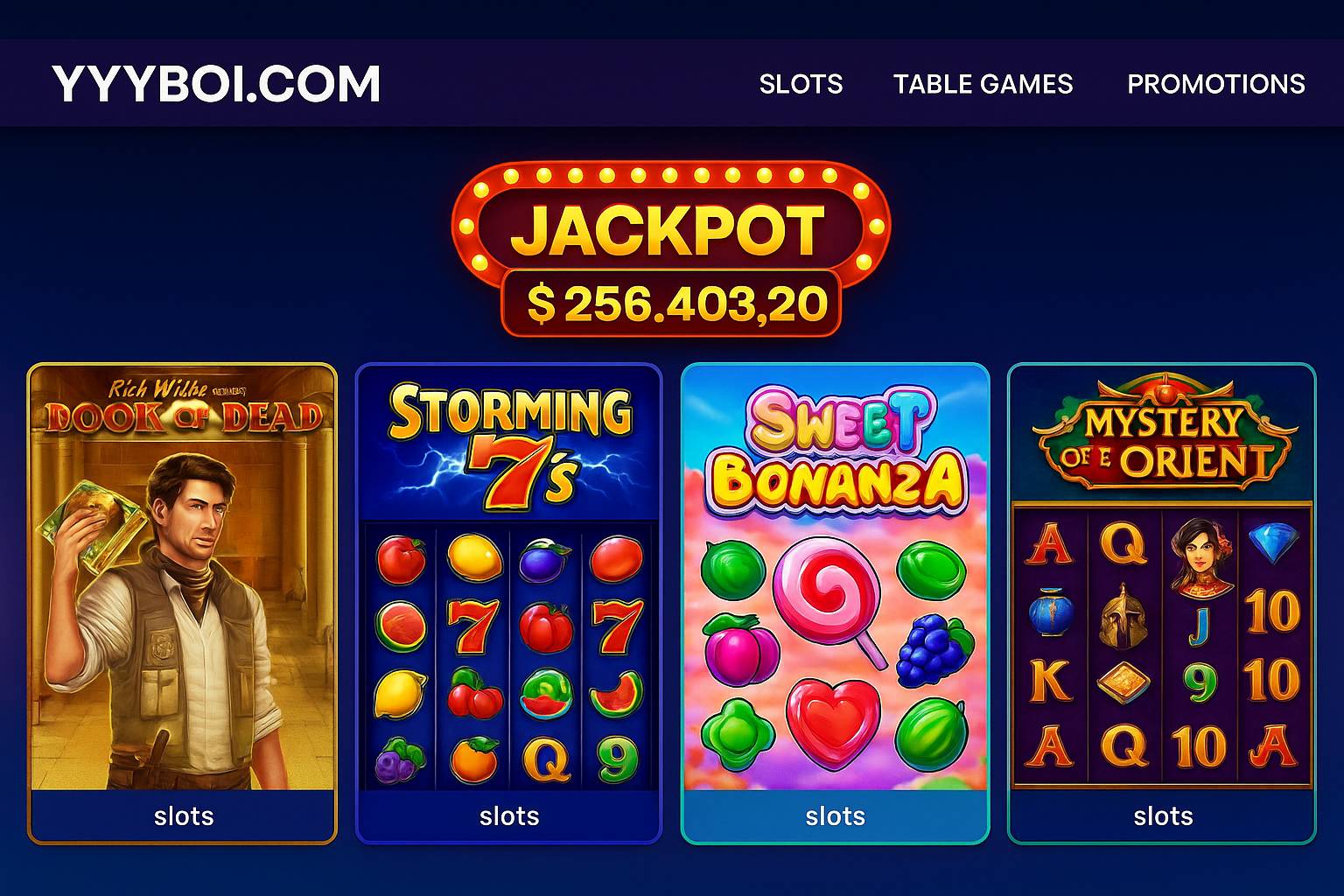 Jogos de Slot no Casino Online YYYBOI.COM