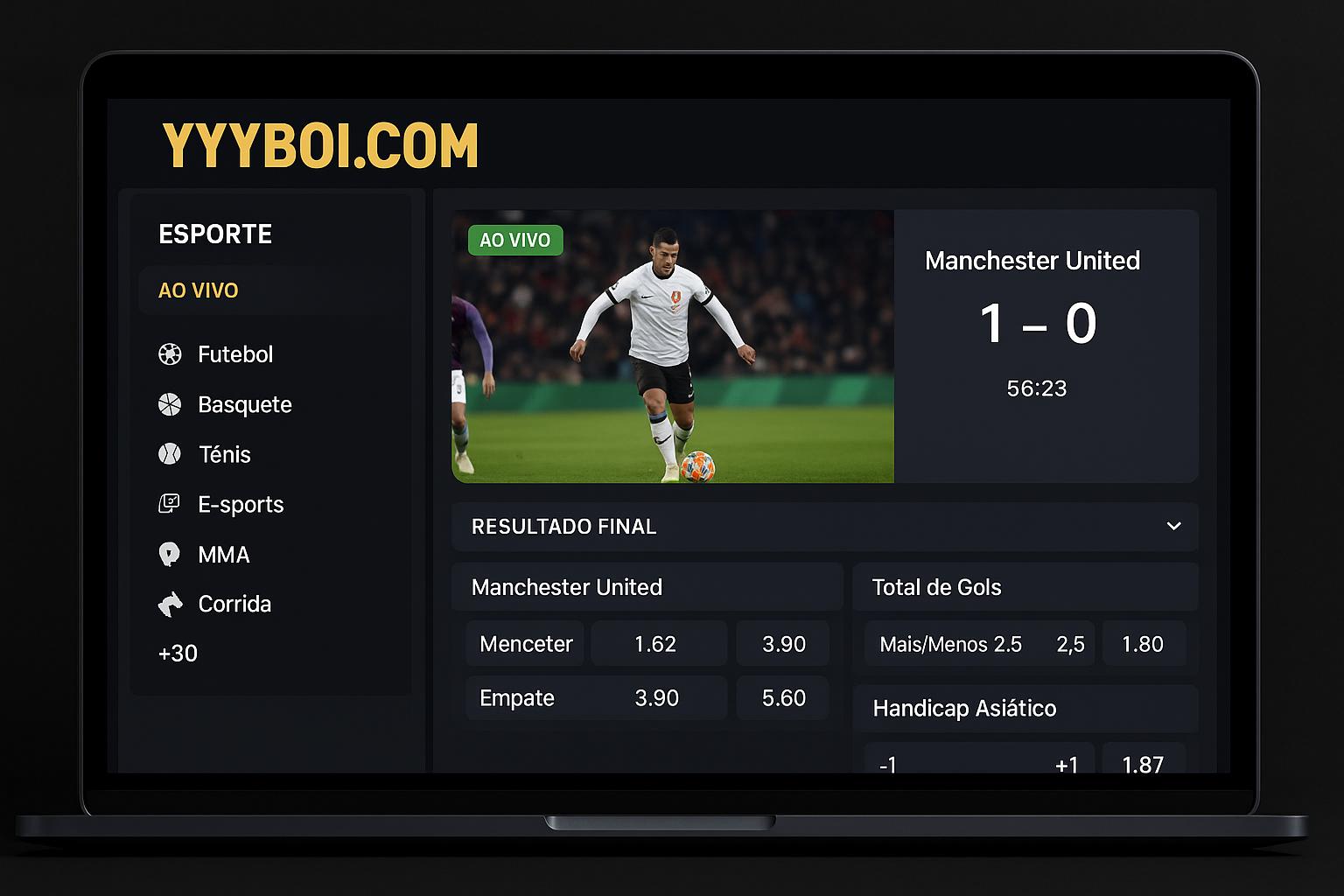 Apostas esportivas no cassino online YYYBOI.COM