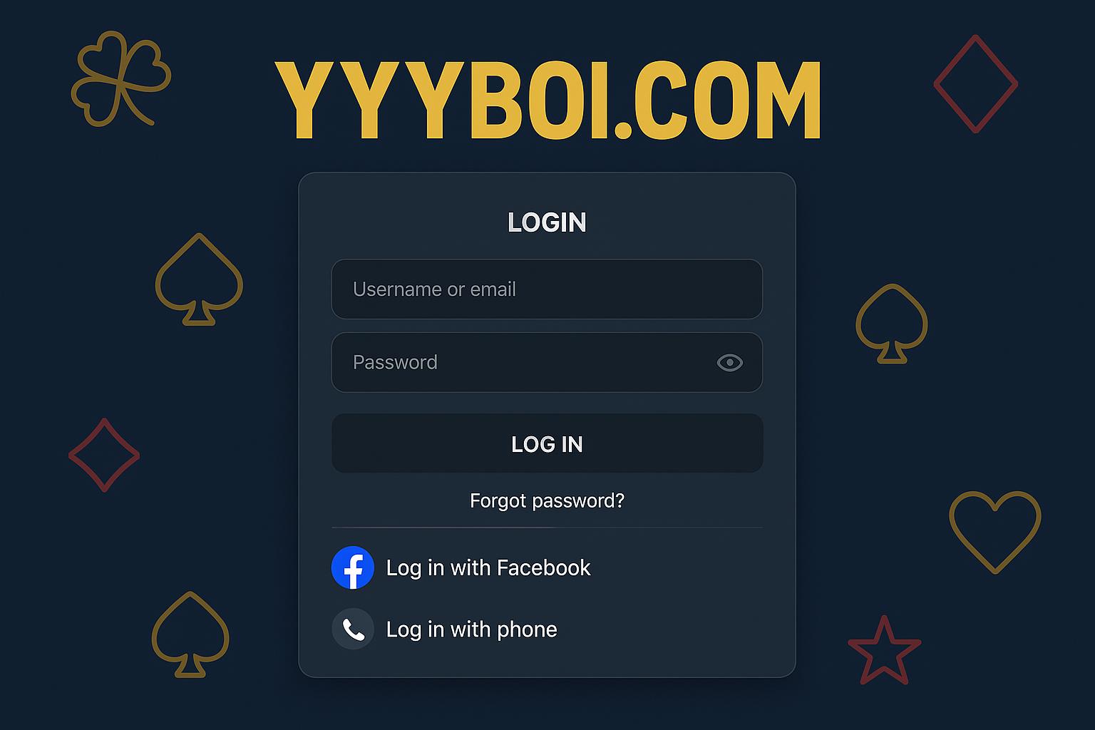 Registro na YYYBOI.COM Garante Acesso a uma Vasta Seleção de jogo